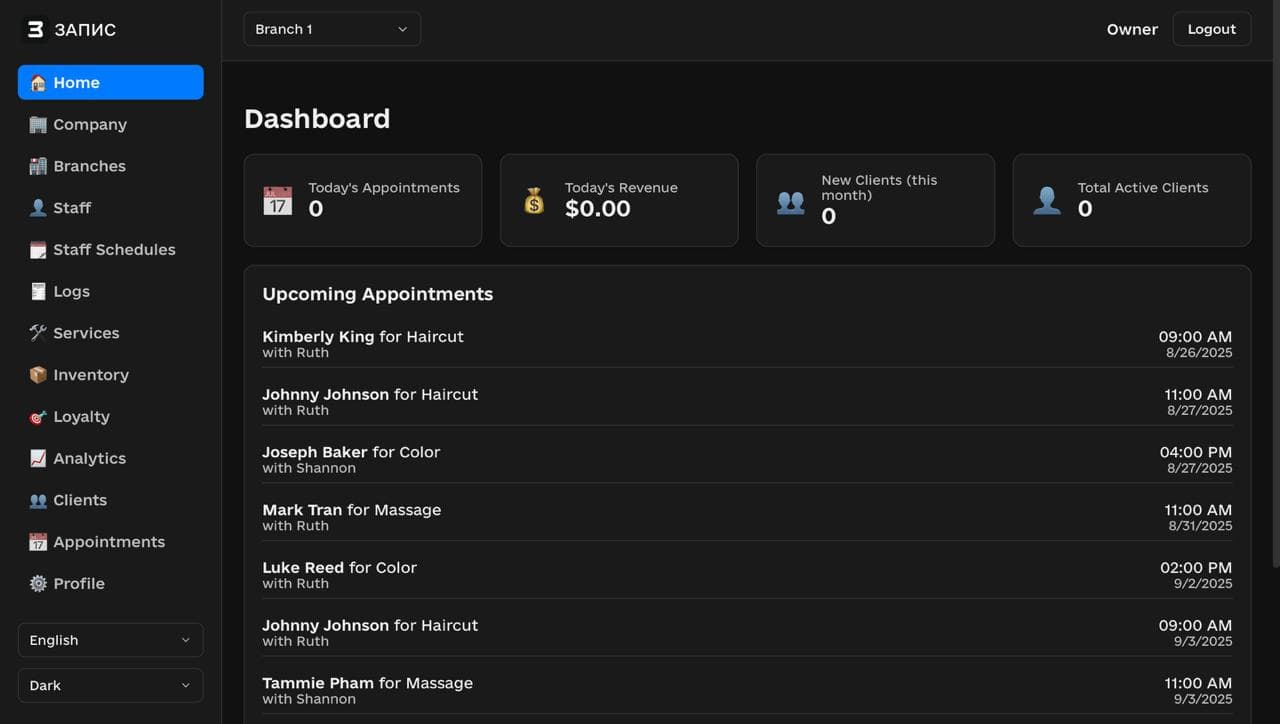 Zapys — product screenshot